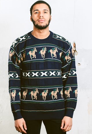 VINTAGE 90S PATTERNED JUMPER