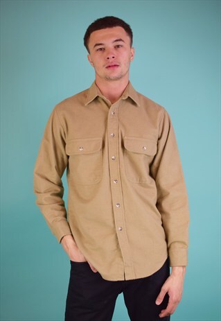 VINTAGE 90'S BRUSHED COTTON SHIRT