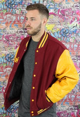VINTAGE BOMBER JACKET. VARSITY/AMERICAN/ USA JACKET