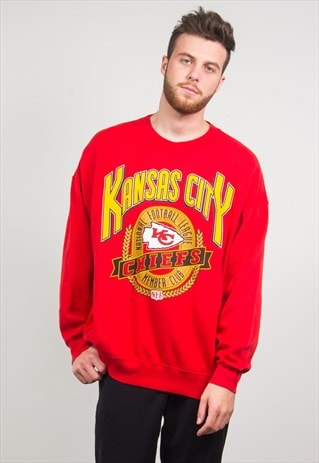 VINTAGE NFL SWEATSHIRT KANSAS CITY CHIEFS SWEATER