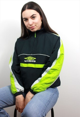 90'S RETRO SPELL-OUT RAVE WINDBREAKER