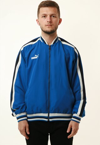 90S VINTAGE RARE PUMA KING LOGO SPELL JACKET 12685