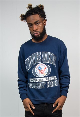 90'S NOTRE DAME FIGHTIN' IRISH USA COLLEGE SWEATSHIRT