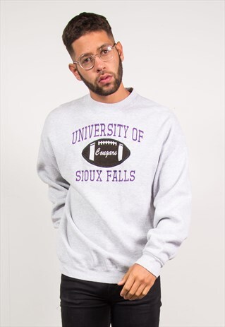 90'S SWEATSHIRT UNIVERSITY OF SIOUX FALLS