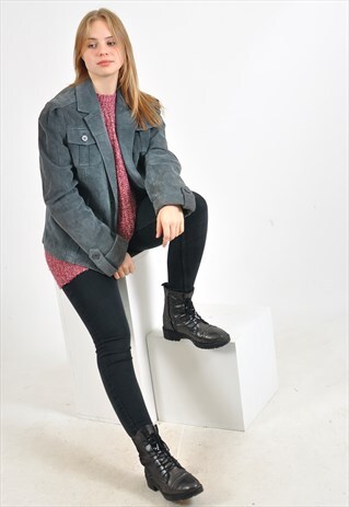 VINTAGE 90'S SUEDE LEATHER JACKET