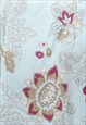 VINTAGE SKIRT Y2K FAIRY MIDI IN PASTEL BLUE FLORAL
