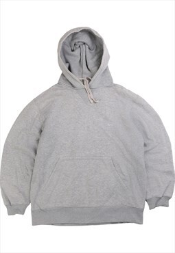 Vintage  Nike Sweatshirt Hooded Pullover Swoosh Grey Large