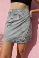 MINI SKIRT IN GREY