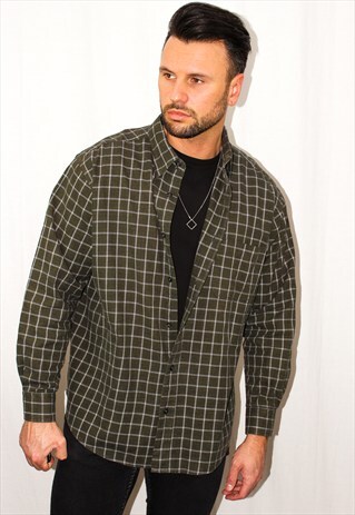 VINTAGE PLAID FLANNEL SHIRT