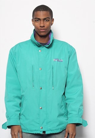 VINTAGE FILA MAGICLINE DOUBLE LAYER QUILTED LOGO JACKET