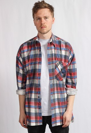 VINTAGE SKATER FLANNEL SHIRT