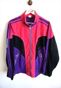 Vintage Neon Sweatshirt Windbreaker Tracksuit Sport Jacket
