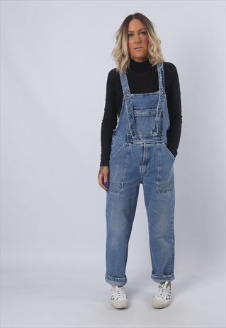 DUNGAREES BLUE JEANS VINTAGE DENIM 90'S (EX5I)