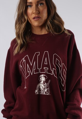 SWEATSHIRT JUMPER OVERSIZED RUSSELL ATHLETIC UK 14 (HCCU)