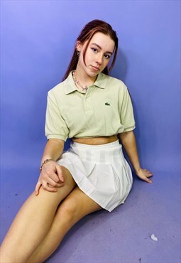 Vintage 90s Lacoste Reworked Crop Polo