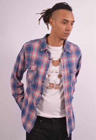 VINTAGE FLANNEL SHIRT CHECK MULTI