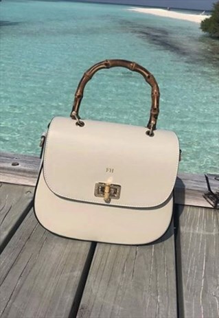 PERSONALISED BAMBOO HANDLE BAG