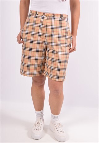 VINTAGE BURBERRY SHORTS CHECK MULTI