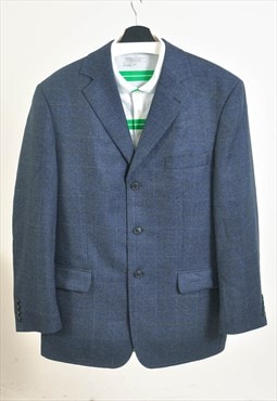 VINTAGE 90S blazer jacket in blue