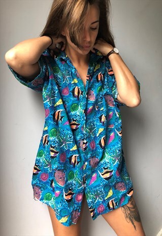 OVERSIZED RETRO 90S 80S VINTAGE UNISEX FESTIVAL SHIRT