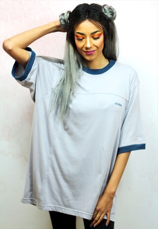 1990S VINTAGE BRANDED LIGHT BLUE SPORTS TEE