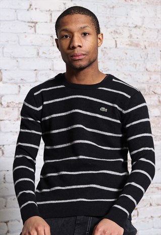 lacoste jumper black