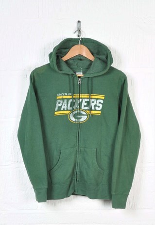 Vintage NFL Green Bay Packers Hoodie Sweatshirt Ladies M