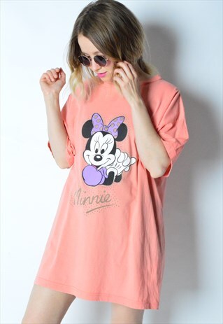 VINTAGE 80S PASTEL PEACH MINNIE T-SHIRT