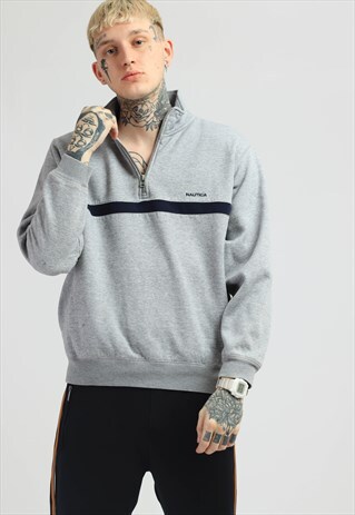 VINTAGE NAUTICA 1/4 ZIP SWEATSHIRT