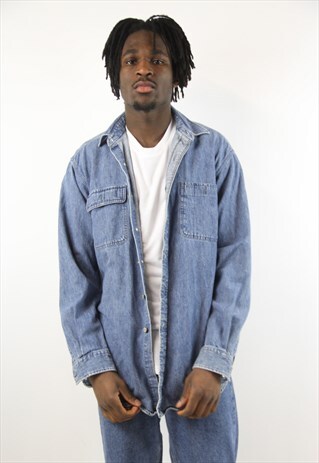 VINTAGE POLO RALPH LAUREN DENIM SHIRT