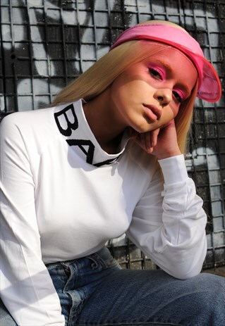 BAAD SWEATSHIRT HIGH-COLLAR WHITE (BAAD WHITE COLLAR)