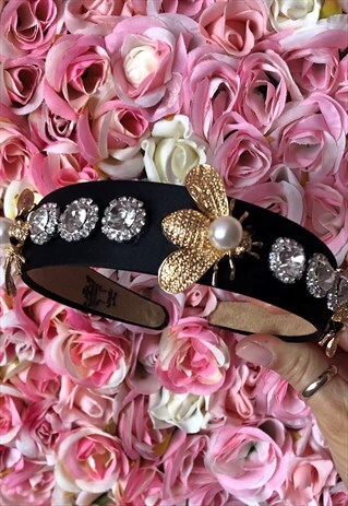 CECESCROWNS EMBELLISHED HEADBAND