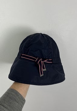 Moncler bucket hat nylon one size blue nova M L