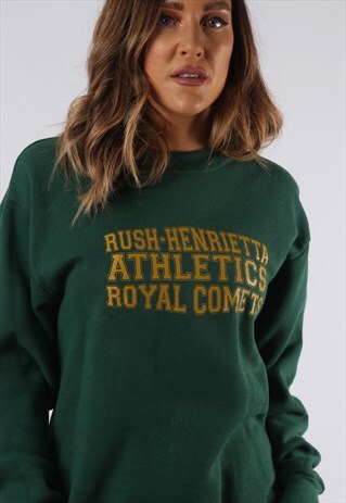 VINTAGE SWEATSHIRT LEE JUMPER SWEAT PRINT UK 10 (HCCO)