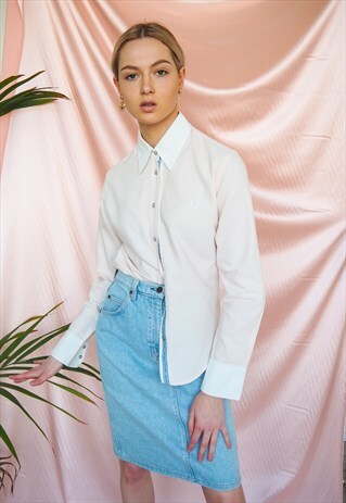 RARE VINTAGE FRED PERRY PALE PINK SHIRT