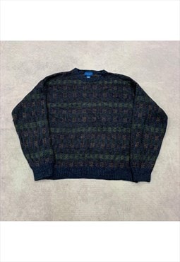 Vintage Knitted Jumper Men's XL