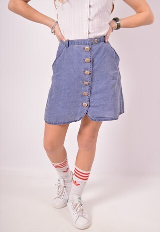 VINTAGE ARMANI DENIM SKIRT BLUE