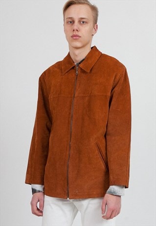 VINTAGE BROWN SUEDE JACKET
