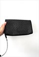 UPCYCLED GOTH EVENING AMAZING BLACK SHOULDER BAG 