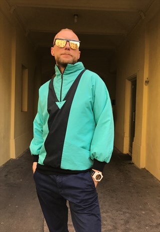 VINTAGE 90' OLDSCHOOL ANORAK UNISEX WINDBREAKER JACKET