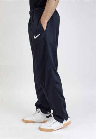 VINTAGE 90'S NIKE BLACK TRACKSUIT BOTTOMS