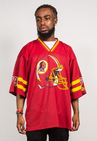 90'S VINTAGE USA WASHINGTON REDSKINS NFL JERSEY TOP