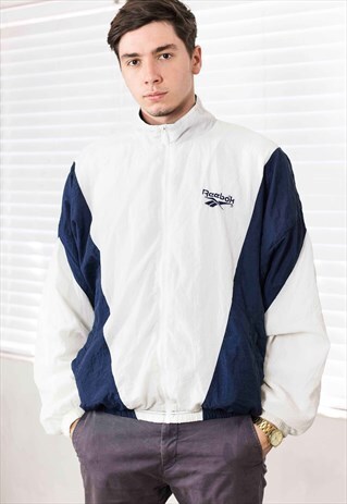 VINTAGE REEBOK JACKET LOGO 90S L 14.1