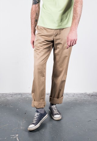 VINTAGE 1980S BEIGE DOCKERS TROUSERS