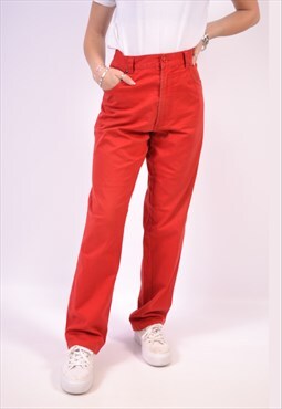 Vintage Paul & Shark Trousers Red