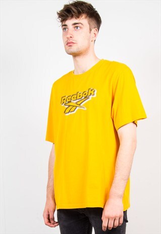 YELLOW 90'S REEBOK T-SHIRT