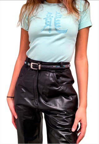80S LEATHER PANTS