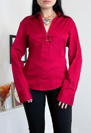 VINTAGE 90S RED SHIRT
