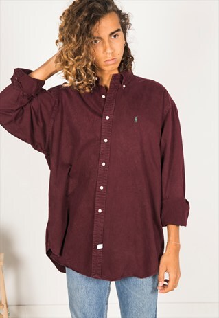 VINTAGE 80S POLO RALPH LAUREN SHIRT / R4110C603