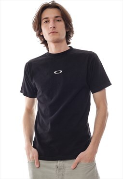 Vintage OAKLEY T Shirt Tee 90s Black